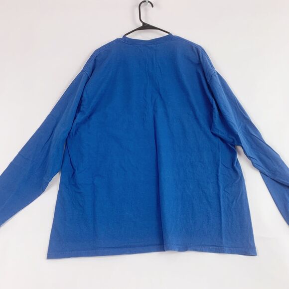 Gear For Sports KU Jayhawks Kansas University Felt Red Blue Tee T-Shirt XXL 2X - Picture 6 of 6